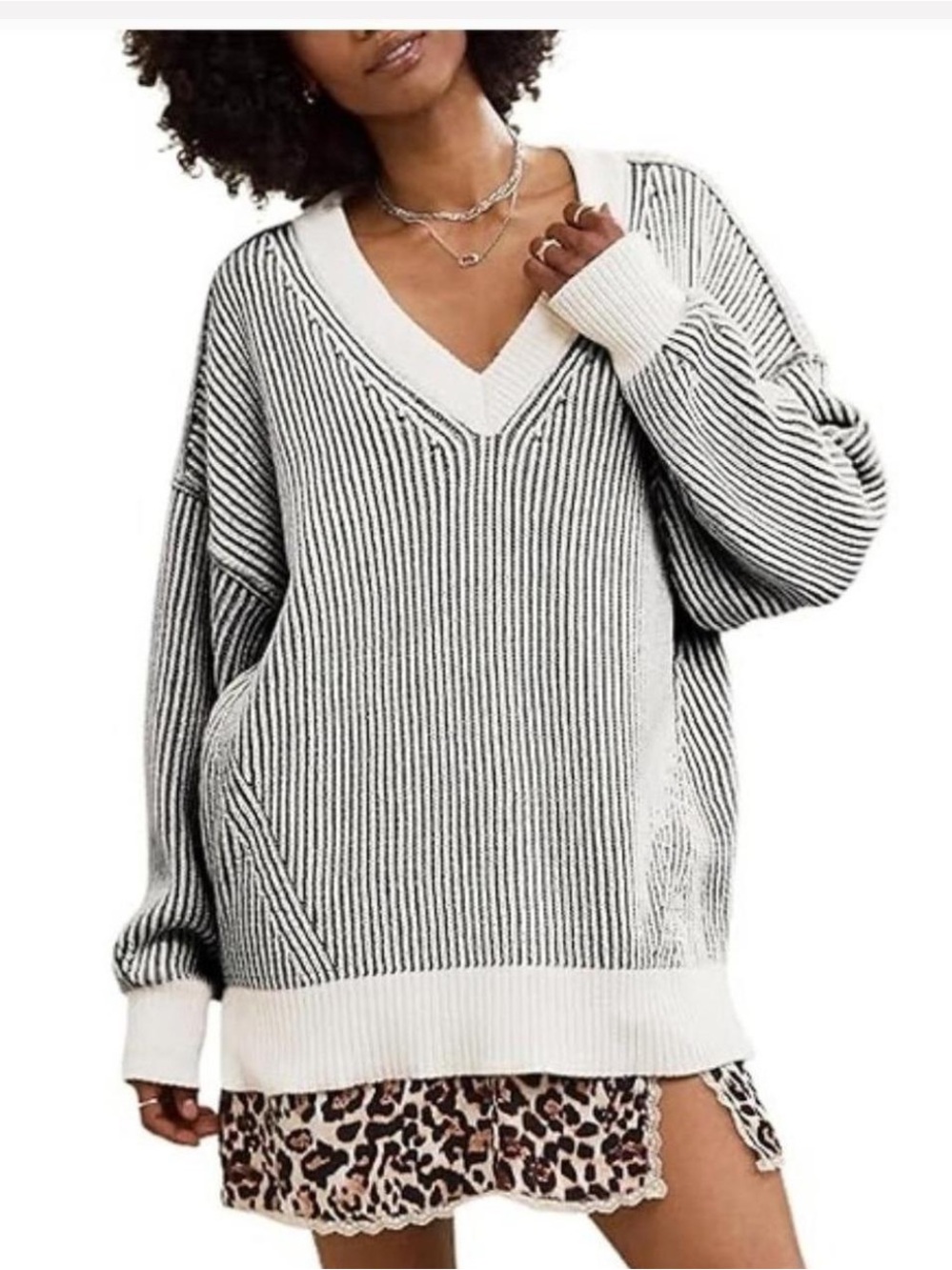 Aerie Beyond Chenille V-Neck Sweater